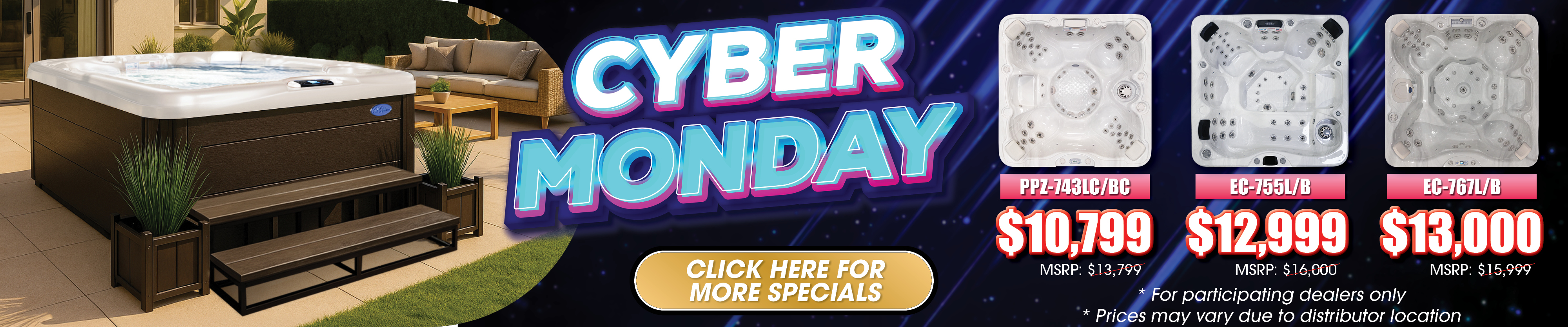 Calspas hot tub being used in a family setting - Paterson