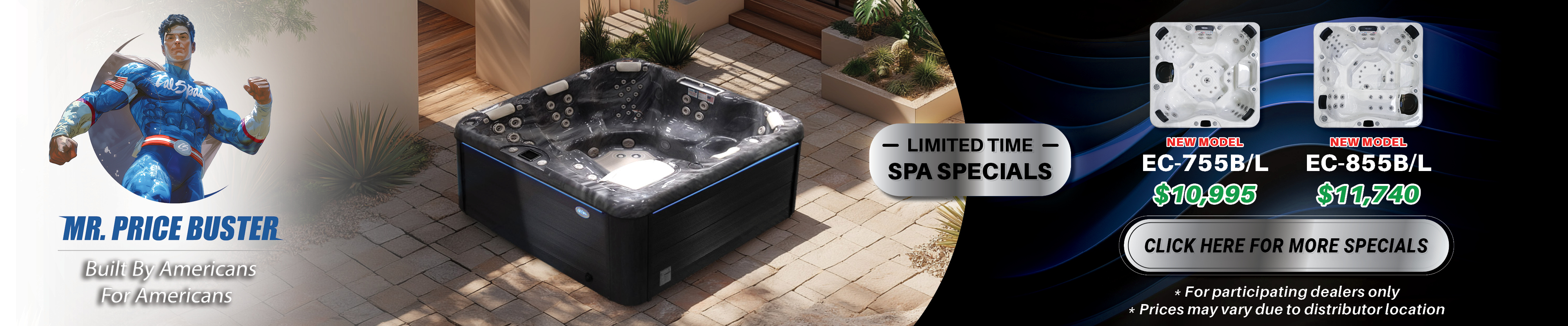 Calspas hot tub being used in a family setting - Paterson